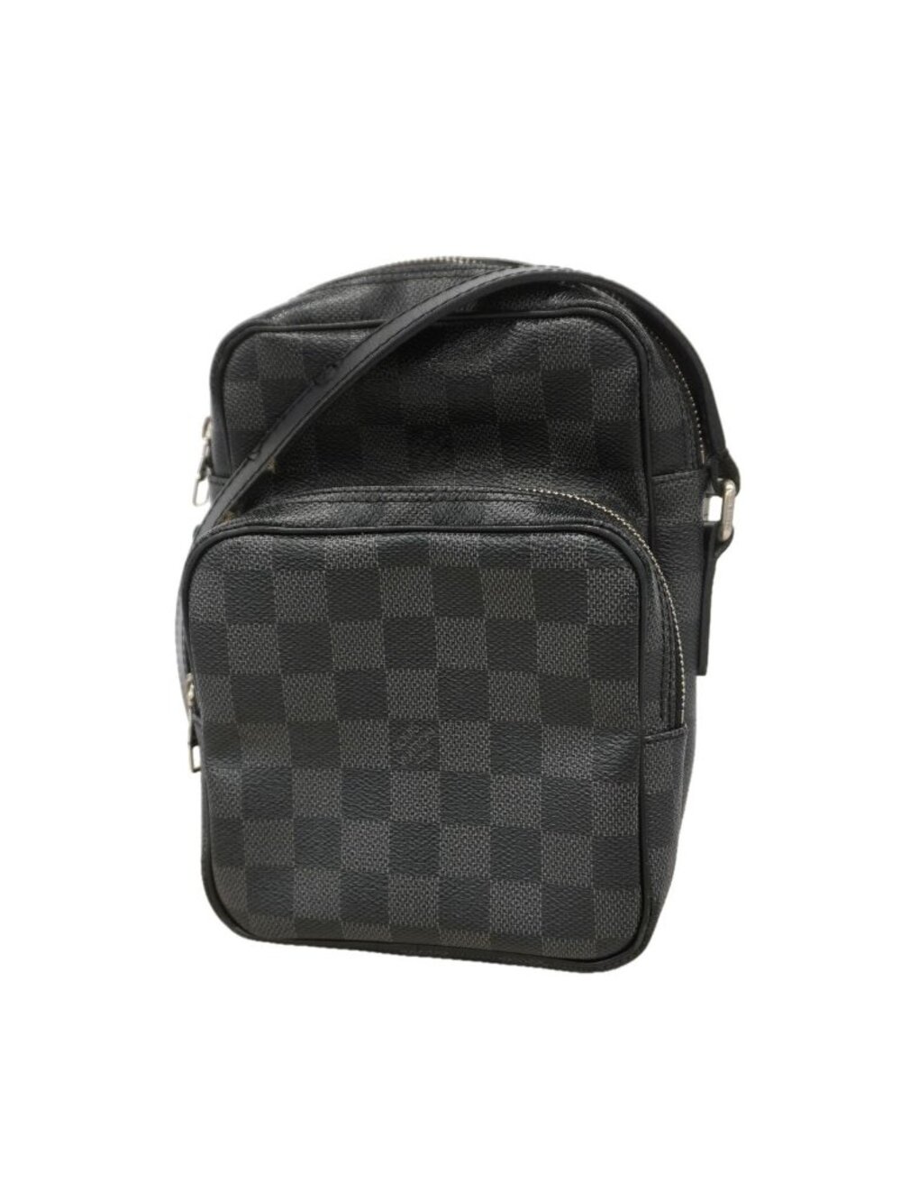 Louis Vuitton Shoulder Bag Damier Graphite Rem Black Gray